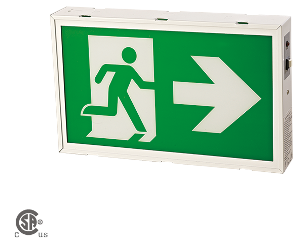 Running Man Exit Sign