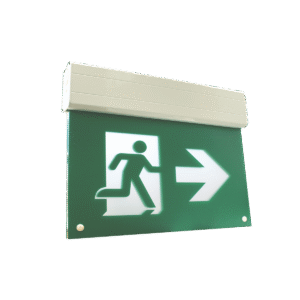 Running Man Exit Sign (Edge-Lit)