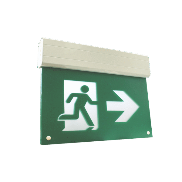 Running Man Exit Sign (Edge-Lit)